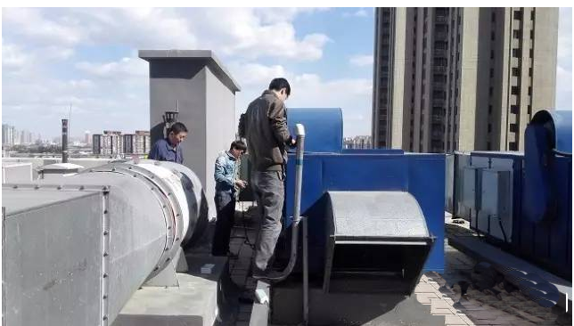  饭店91免费看黄片排烟系统清洗图片